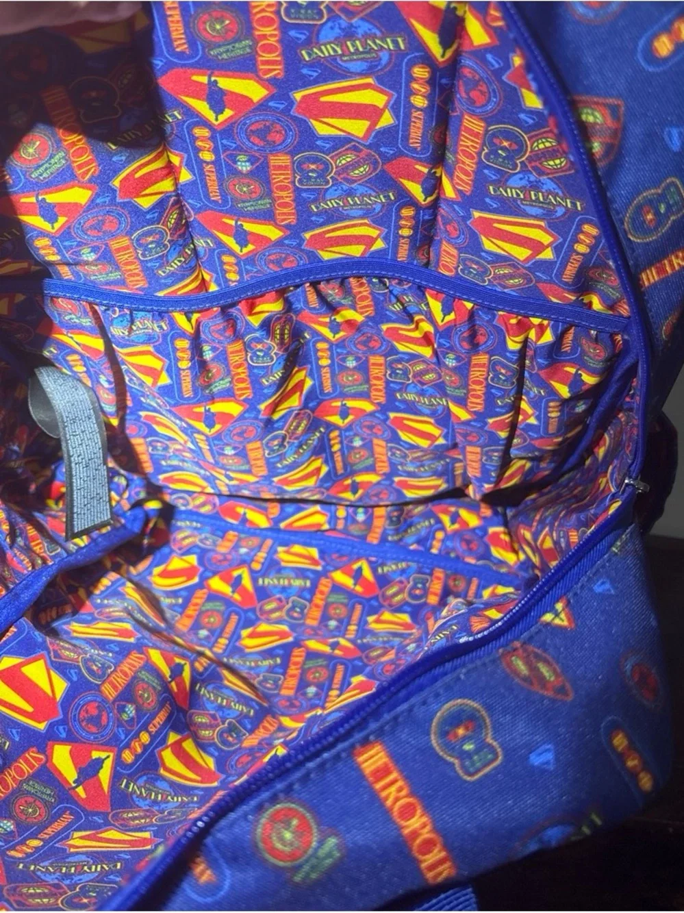 Loungefly Superman Full-Size Nylon Backpack NWT